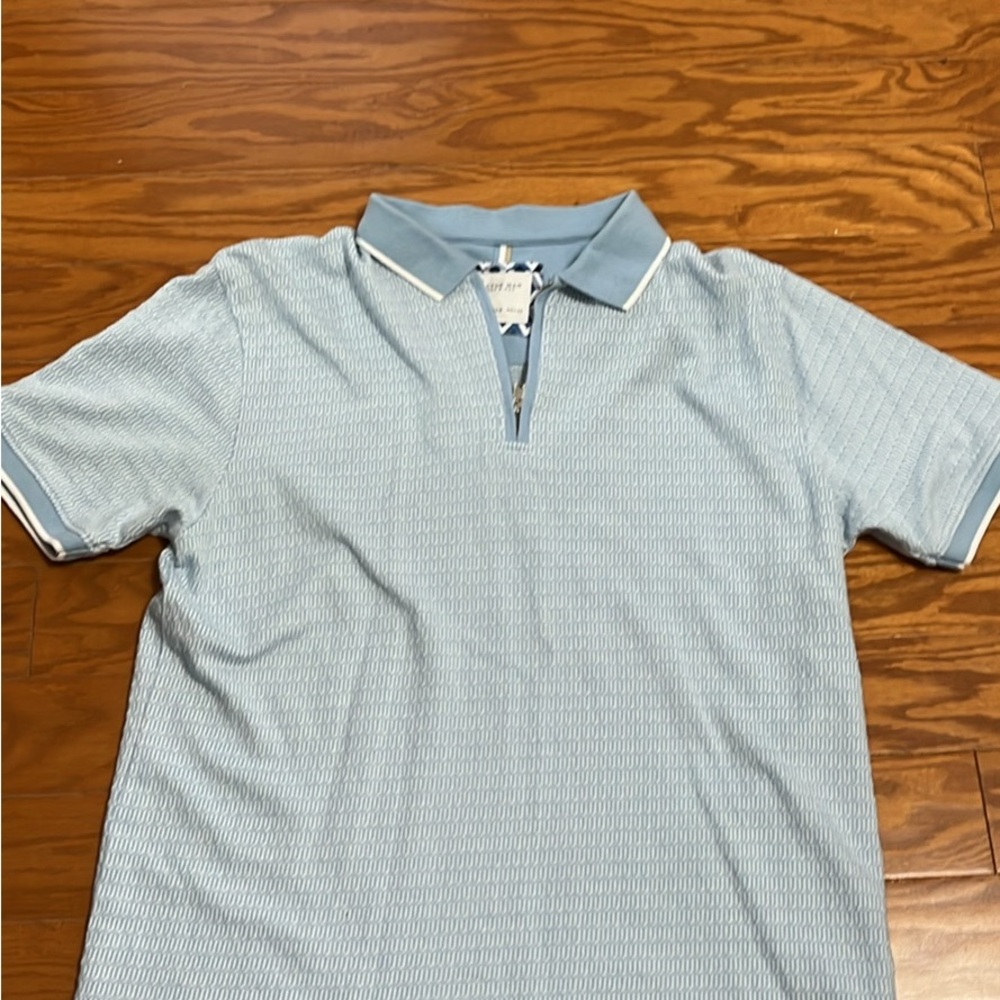 Cactus Sky Blue Polo Shirt